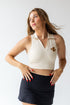 Iowa State Logo Patch Polo Crop Tank